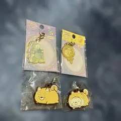 すみっコぐらし チャーム ラバーキーホルダー 4点まとめ売り