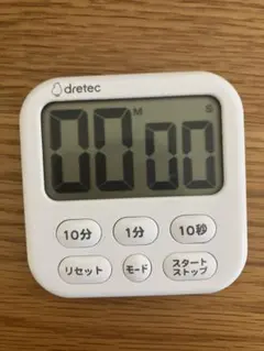 dretec キッチンタイマー ホワイト　ドリテックのサムネイル