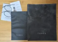 【未使用品】THREE　スリー　オリジナルギフトバッグ　ラッピングのサムネイル
