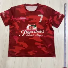 JOGARBOLA フットサル ゲームシャツ レッド カモフラ L