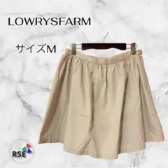 LOWRYSFARM ミニ丈 フレアスカート ナチュラル M