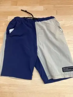 110サイズ ネイビーグレー半ズボン