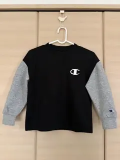 Champion トレーナー 130サイズ 黒/グレー