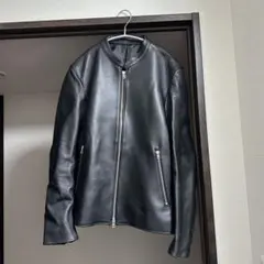 LIDNM レザージャケット シングルライダース ブラック