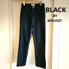 BLACK BY MOUSSY ストレートデニム ダークブルー 25 辺見えみり