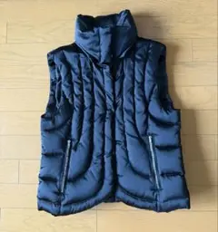 シカモアブランシュ　ダブルジップ　ダウンベスト　ブラック