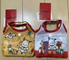 ポチャッコ　ポーチ付きショッピングバッグ　エコバッグ　サンリオ　2点セット