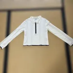 JEANASiS 襟付きジッパーニット