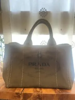 PRADA プラダ　カナパ カーキ Green系 バッグ 美品✨