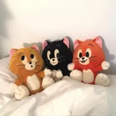【値下げ】トムとジェリー ぬいぐるみ 3匹セット
