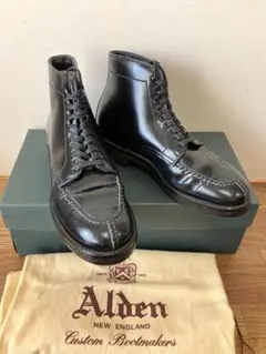 Alden タンカーブーツ　4545H 8D ブラック　コードバン　未使用 ALDEN オールデン #4545H 8.5D ブラック コードバン タンカー
