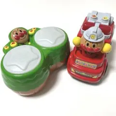 【セット】アンパンマン おもちゃセット 森のマジカルボンゴ アンパンマン消防車