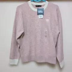 UNIQLO　KAWS WINTER クルーネックセーター 160 ピンク