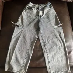 サイドカットデニム