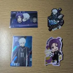 ブルーロック 凪誠士郎 御影玲王 ステッカー＆カード