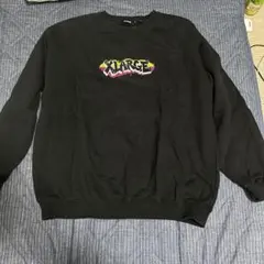 XHARGE グラフィックプリント スウェットシャツ 黒