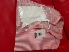 JINO 赤と白のストライプL Lサイズ B品　激安97%off
