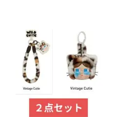 VIntage Cutie ２点セット フォンチャーム ぬいぐるみペンダント