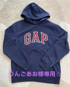 お値下げ✩.*˚【美品】GAP ネイビー パーカー フード付き Mサイズ