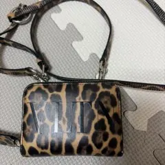 VLTN レオパード柄 ミニウォレット ショルダーのサムネイル