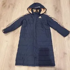 adidas ネイビー ベンチコート 120キッズ　中綿