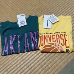 未使用　Fokids コンバース　Tシャツ 2枚　110のサムネイル