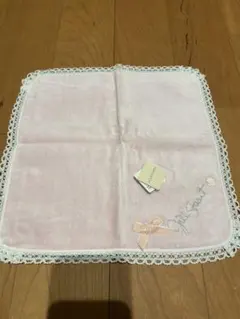 JILL STUART ピンクタオルハンカチ