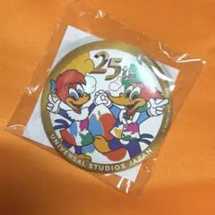 ユニバーサル・スタジオ・ジャパン 25周年缶バッジウッディウッド