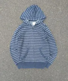 00s old uniqlo ボーダー ジップパーカー y2k 平成 短丈