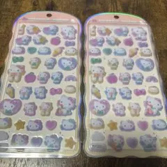 正規品　コットンパフィーシール ハローキティ 2枚セット