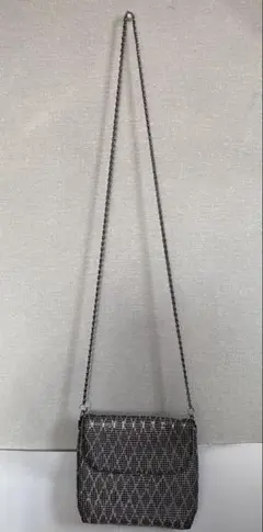 メタルメッシュ チェーンショルダーバッグ パーティーバッグ