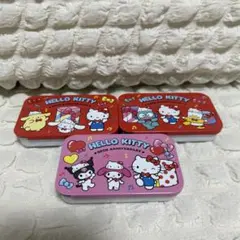 ハローキティ 50周年 缶 3つセット