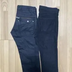 GLOBAL WORK•BIG SMITH ワークパンツ スキニー2本セット