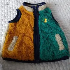 BREEZE ベビーベスト ボアベスト 防寒 90