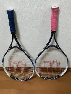 Wilson 硬式テニスラケット 2本セット Princeバッグ付きのサムネイル