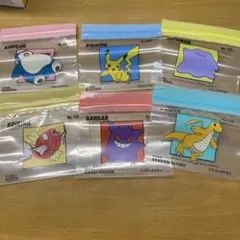 ポケモン ジップバッグ 6枚セット スリコ おすそ分け