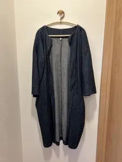 muji デニム　ノーカラーコートのサムネイル