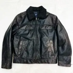 oldgap レザージャケット 00s 90s OLDGAP オールドギャップ レザージャケット 本革 XL 黒