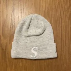 Supreme NewEra S Logo Beanie グレー