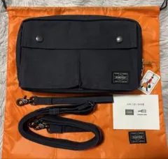 【未使用タグ付】PORTER ポーター スモーキー ショルダーバッグ ネイビー