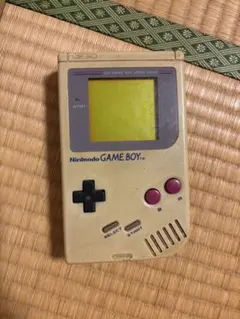 【動作未確認】初代Nintendo GAME BOY 本体 クリーム色