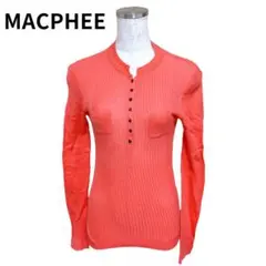 MACPHEE マカフィー　長袖　ピンク　シンプル