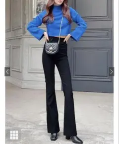 グレイル ストレッチフレアパンツ cu34