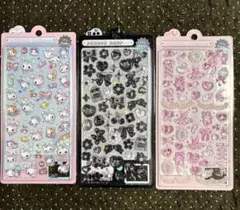 ボンボンドロップシール 枚セット　ブラック　ガーリー　キャンディツインズ　正規品