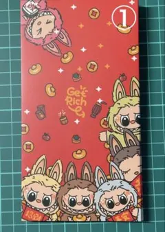 ポチ袋お年玉袋LABUBUラブブキャラクターグッズ