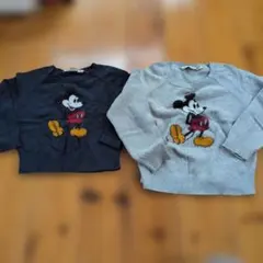 UNIQLO ミッキーマウスニット トレーナー 100cm 110cm セット