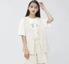 セットアップ ジレ ショートパンツGU ジーユー