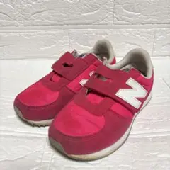 new balance キッズ　スニーカー　シューズ　ピンク　19㎝