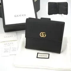 ✨ABランク✨ GUCCI ミニ財布 インターロッキング ダラーカーフ GGロゴ 