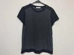 Leilian 半袖ストライプTシャツ